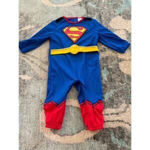 Baby Superman costume 1 piece 6-12 months EUC